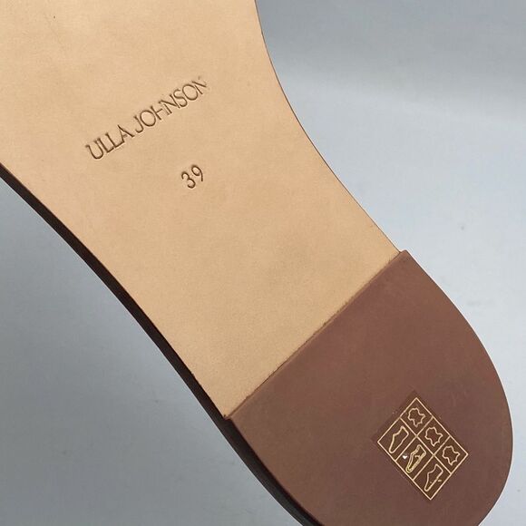 Ulla Johnson Ameya Twisted Contrast Slide Sandals size 39 - Picture 12 of 12